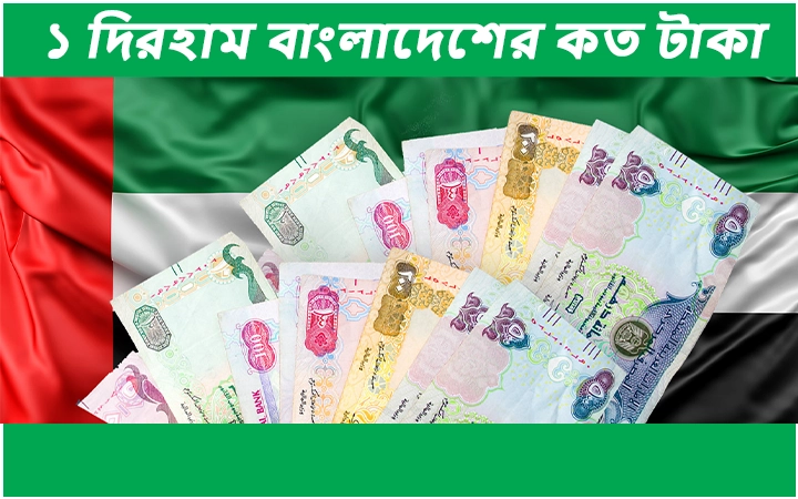 ১ দিরহাম বাংলাদেশের কত টাকা