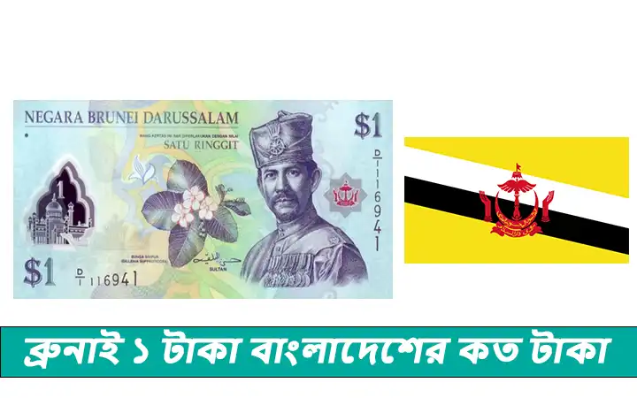 ব্রুনাই ১ টাকা বাংলাদেশের কত টাকা